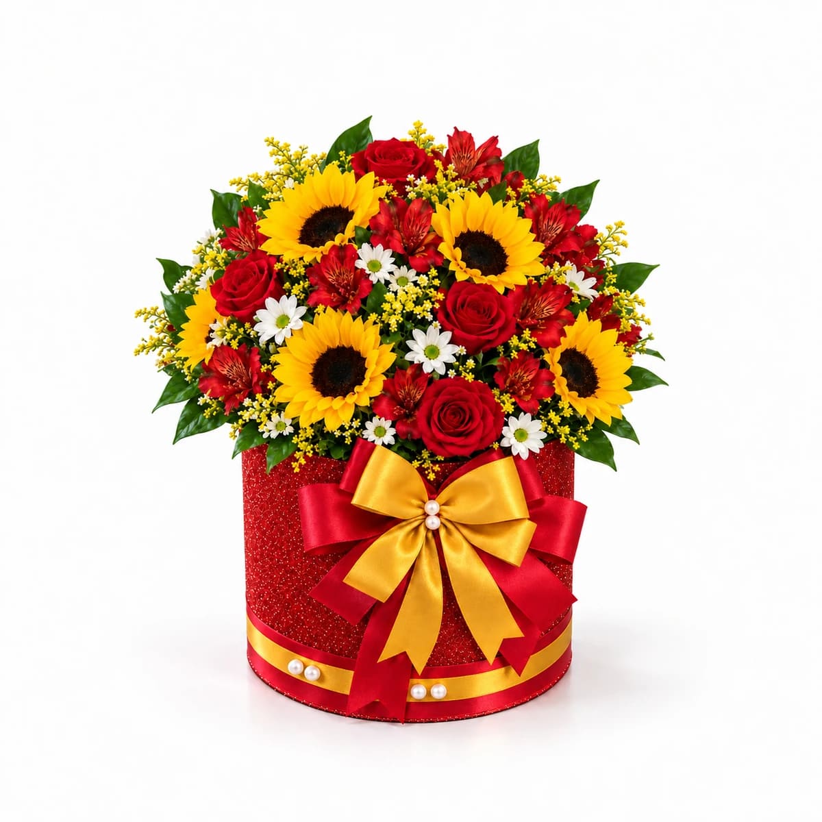 Buquê Mix de Flores Caixa Box