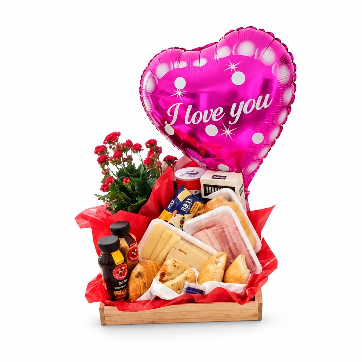 Cesta de Café da Manhã I Love You